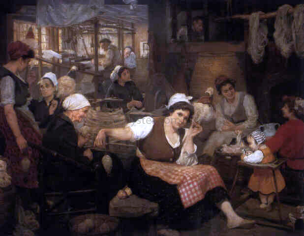 Ignacio Diaz Olano Escenja de Interior - Canvas Print