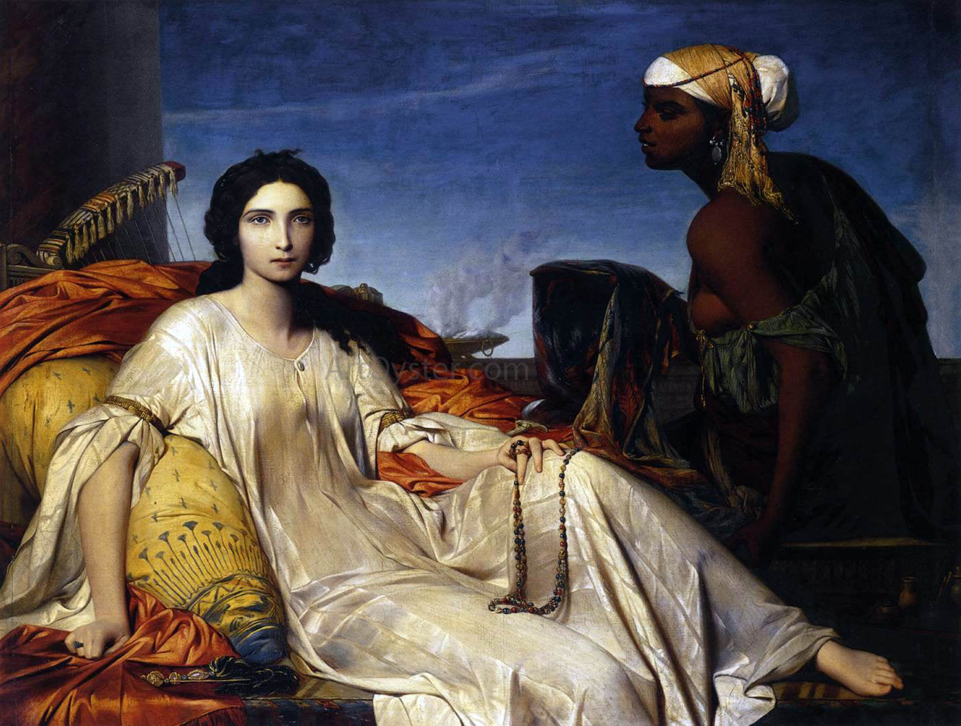 Francois-Leon Benouville Esther - Canvas Print