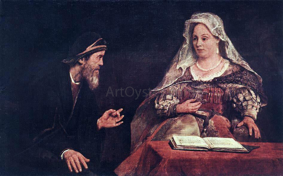Aert De Gelder Esther and Mordecai - Canvas Print