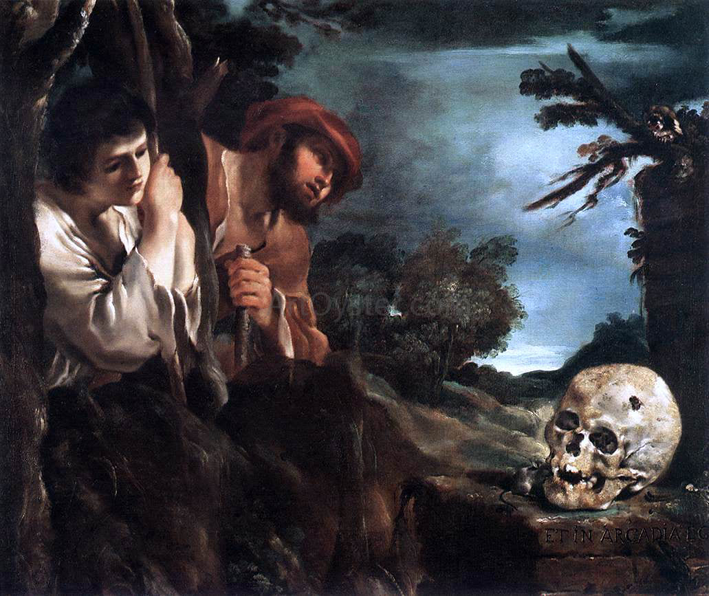 Guercino Et in Arcadia Ego - Canvas Print
