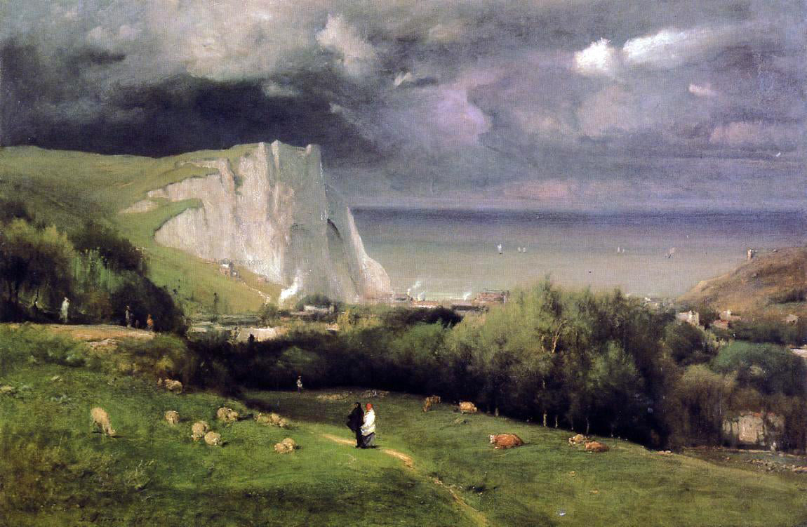 George Inness Etretat - Canvas Print