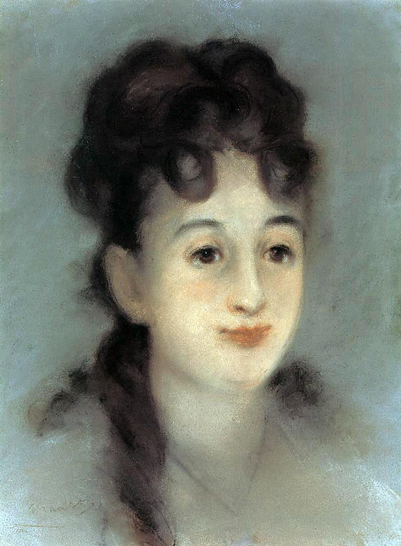Edouard Manet Eva Gonzales - Canvas Print