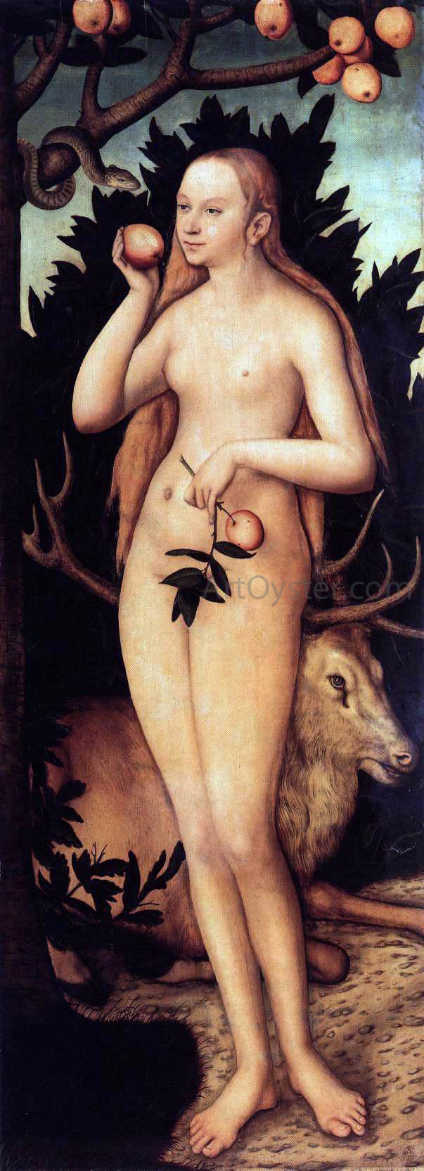 The Younger Lucas Cranach Eve - Canvas Print