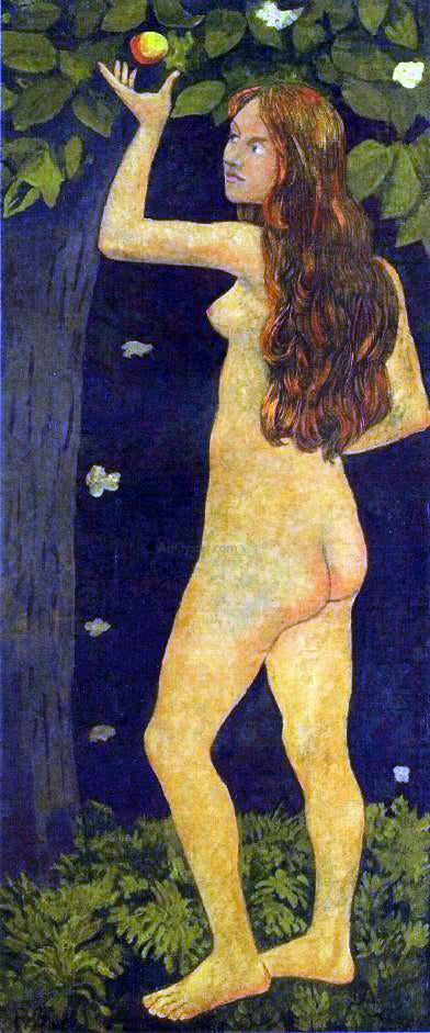 Paul Serusier Eve Picking the Apple - Canvas Print