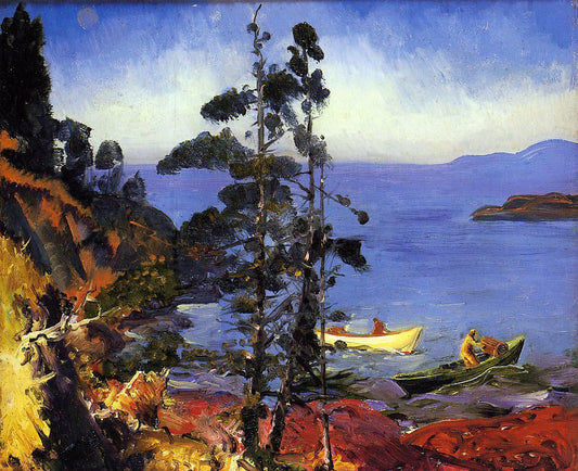George Wesley Bellows Evening Blue - Canvas Print