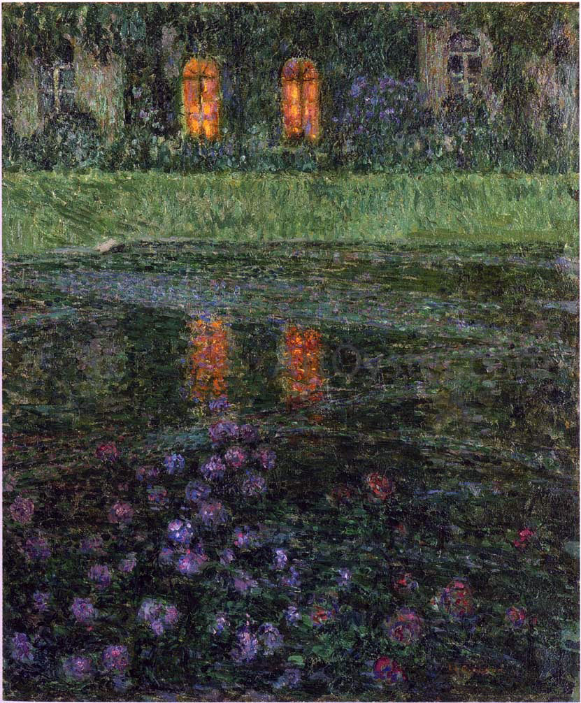 Henri Le Sidaner Evening - Canvas Print