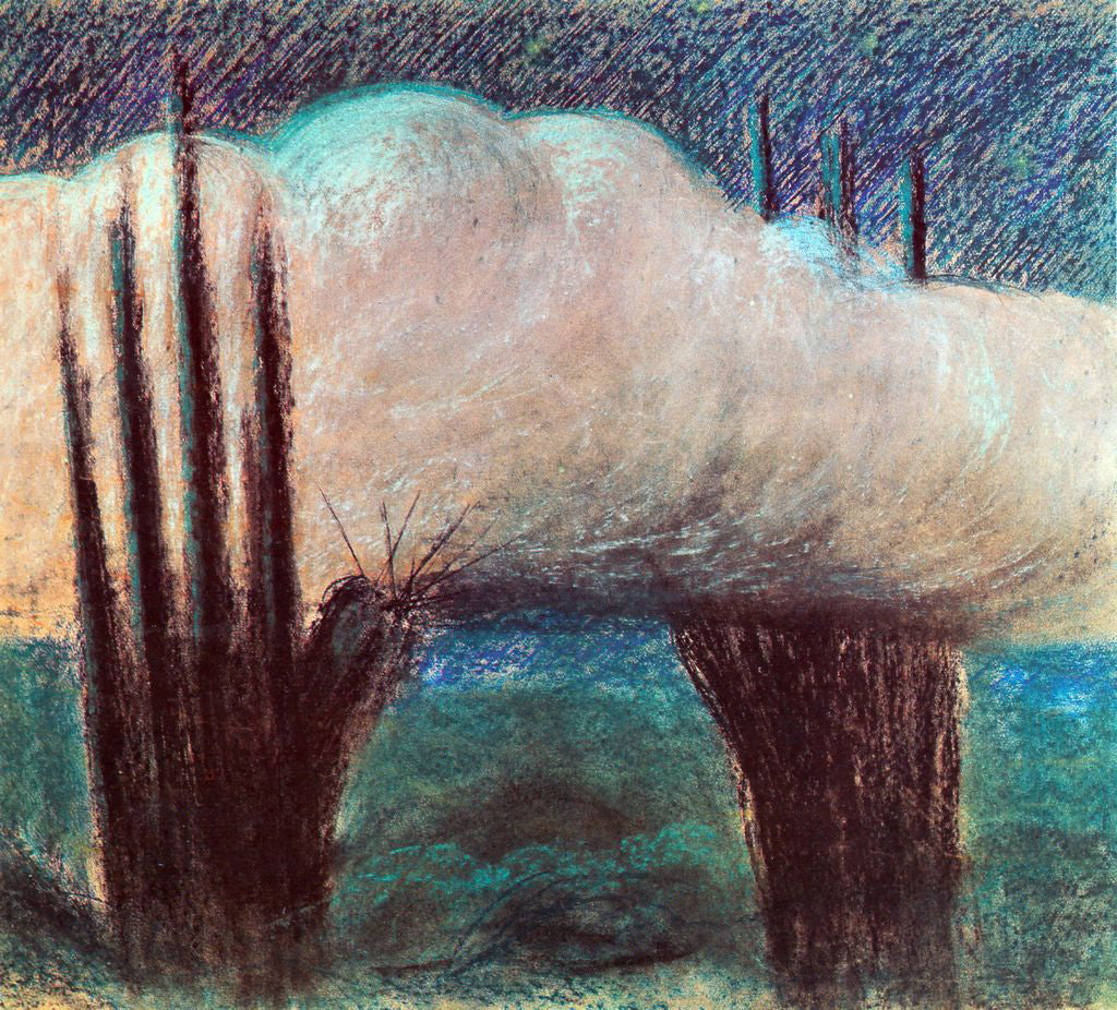 Mikalojus Ciurlionis Evening - Canvas Print