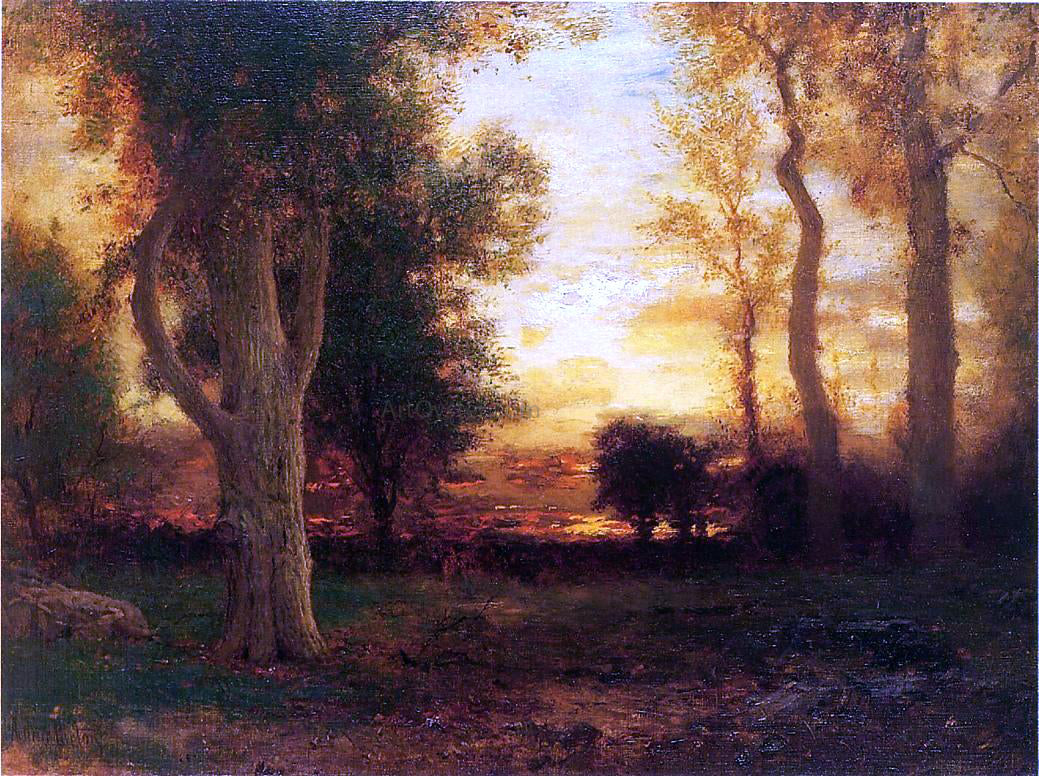Arthur Parton Evening in the Forest - Canvas Print