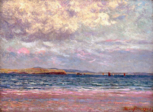 Maxime Maufra Evening, Morgat Beach - Canvas Print