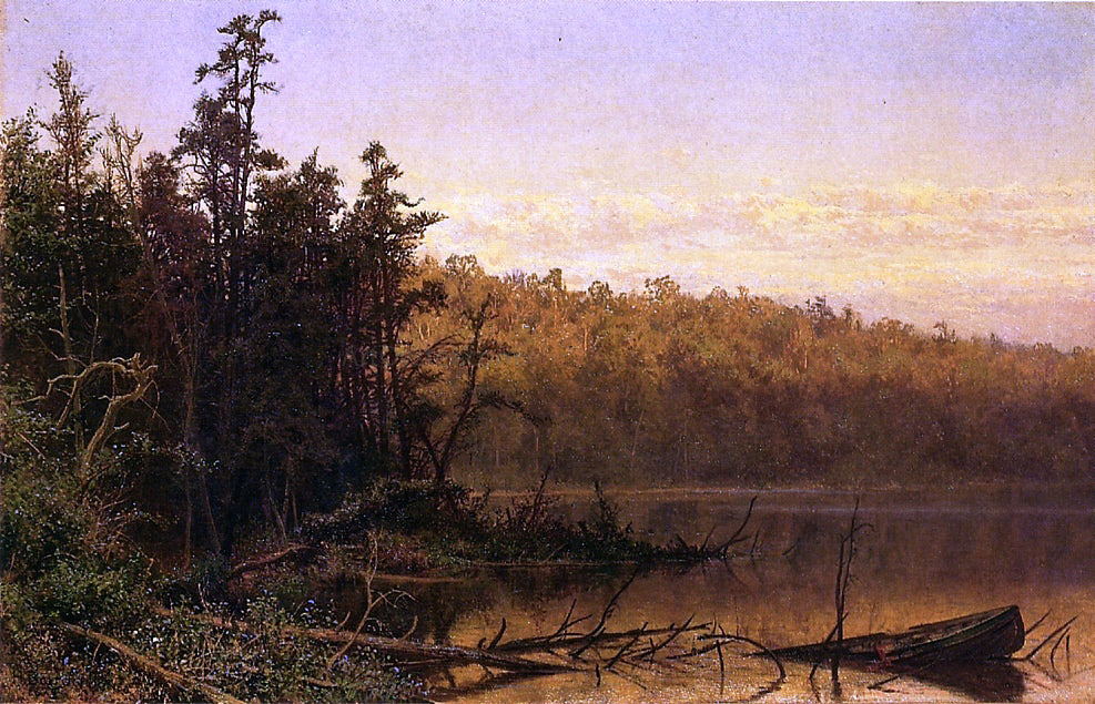 Hugh Bolton Jones Evening on the Severn - Canvas Print