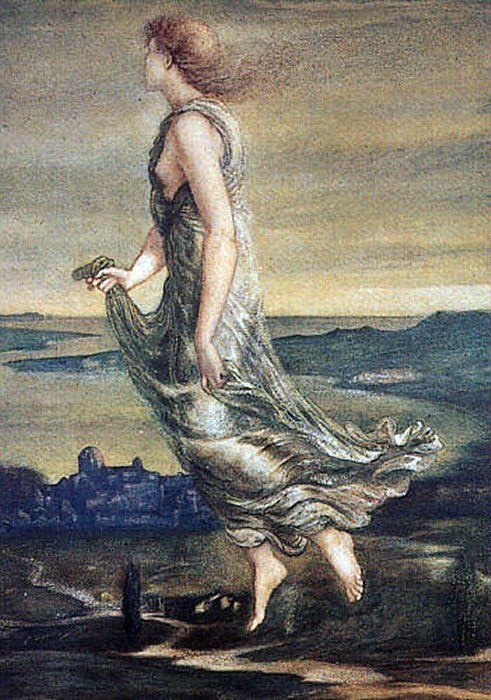 Sir Edward Burne-Jones Evening Star - Canvas Print