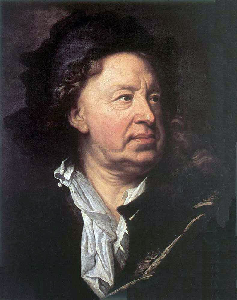 Hyacinthe Rigaud Everhard Jabach - Canvas Print