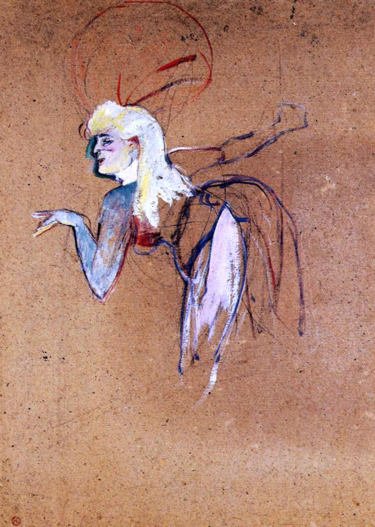 Henri De Toulouse-Lautrec Extra in the Folies-Bergere Revue - Canvas Print