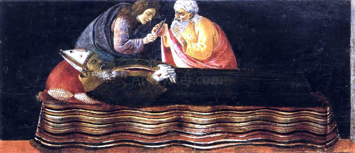 Sandro Botticelli Extraction of St Ignatius' Heart - Canvas Print