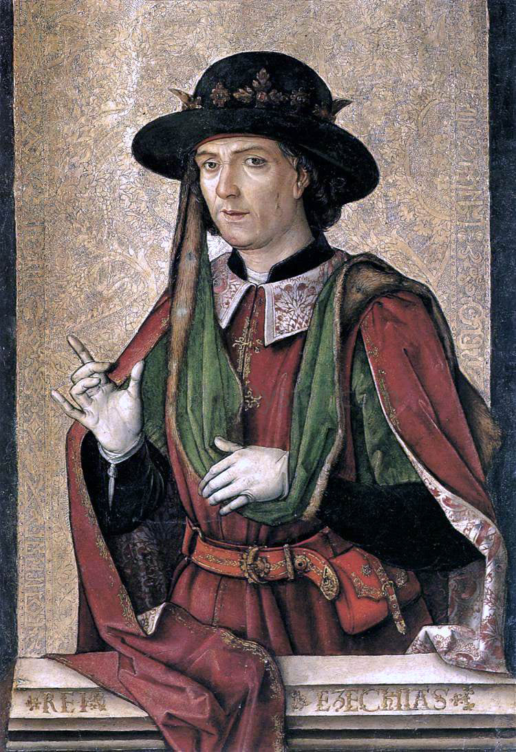 Pedro Berruguete Ezekiel - Canvas Print