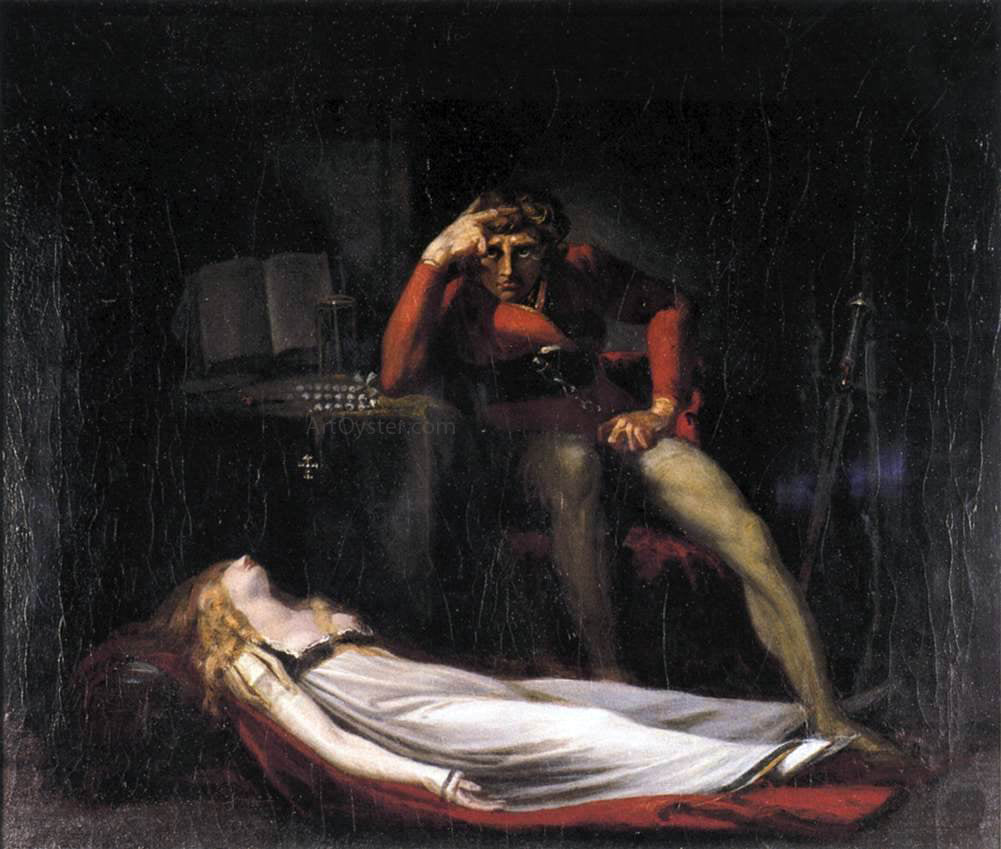 John Henry Fuseli Ezzelin and Meduna - Canvas Print