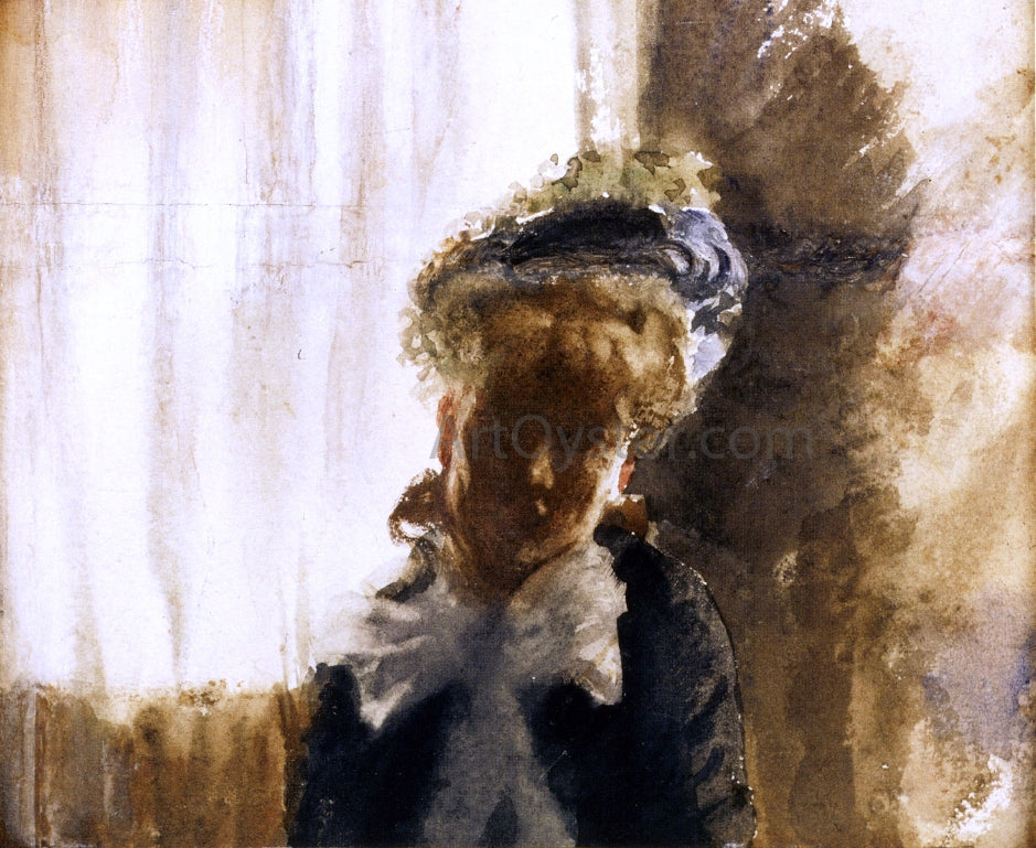 Giuseppe De Nittis Face - Canvas Print