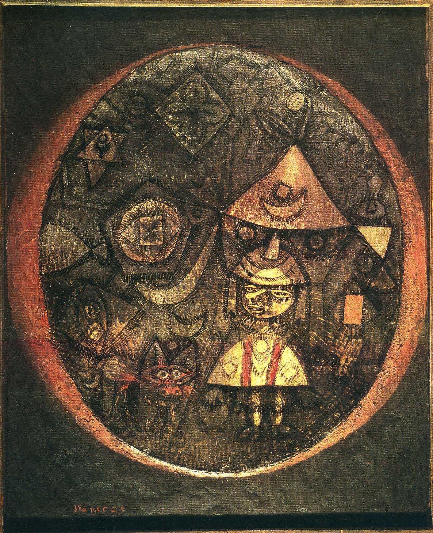 Paul Klee Fairy Tale of the Dwarf - Canvas Print