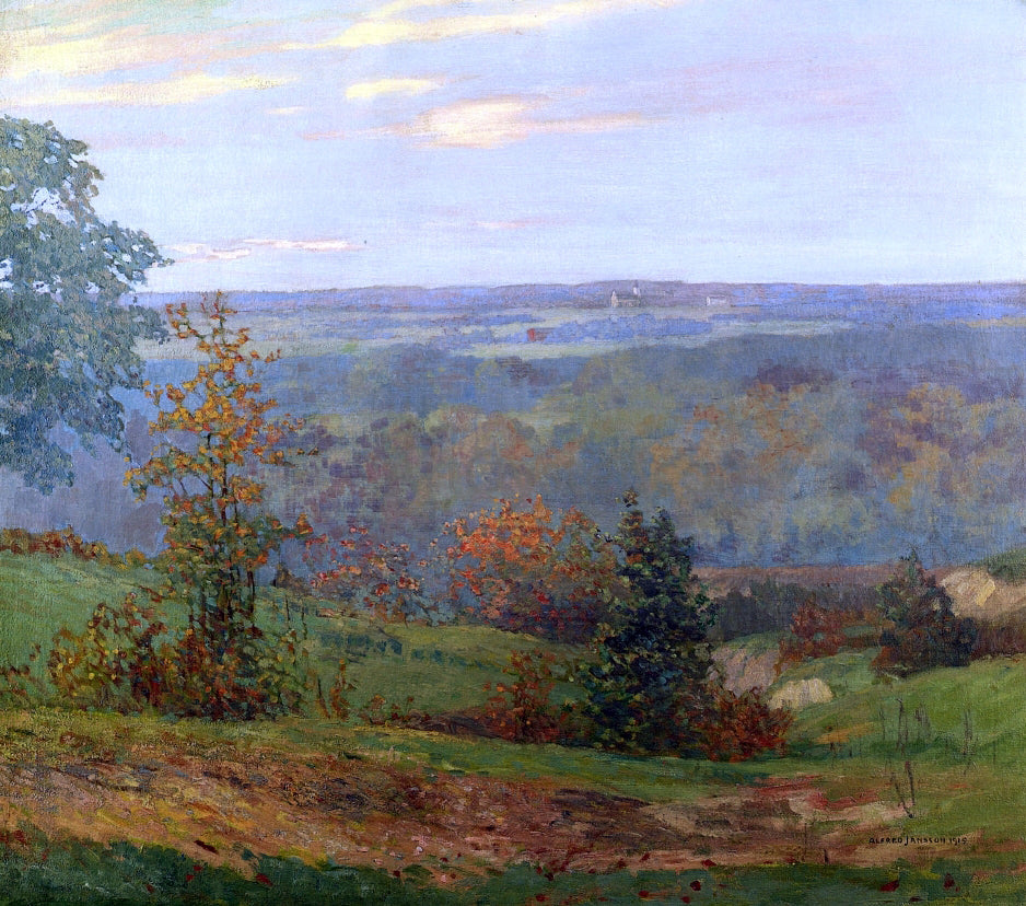Alfred Jansson Fall Landscape - Canvas Print