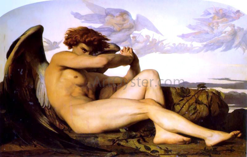 Alexandre Cabanel A Fallen Angel - Canvas Print