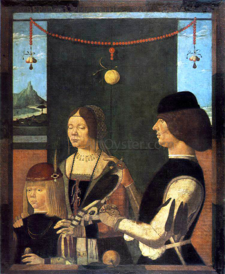 Unknown (4) Masters Family of Uberto de' Sacrati - Canvas Print