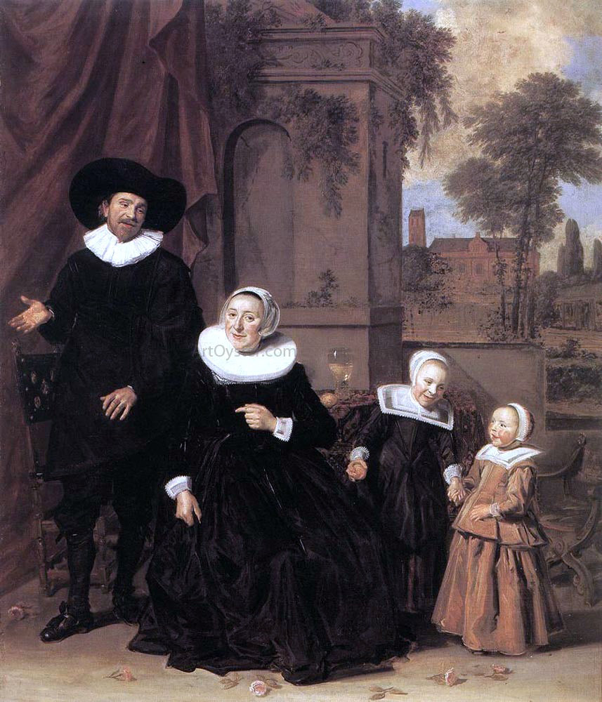 Frans Hals Family Portrait - Canvas Print