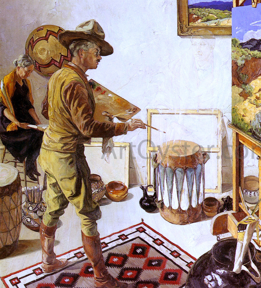 Walter Ufer Fantasies - Canvas Print