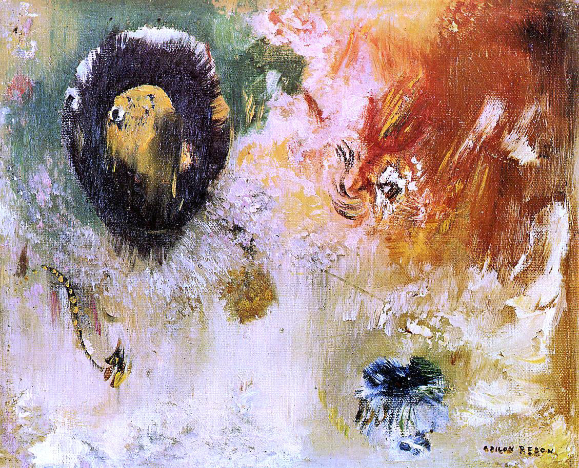Odilon Redon Fantastical - Canvas Print