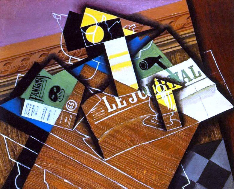 Juan Gris Fantomas - Canvas Print