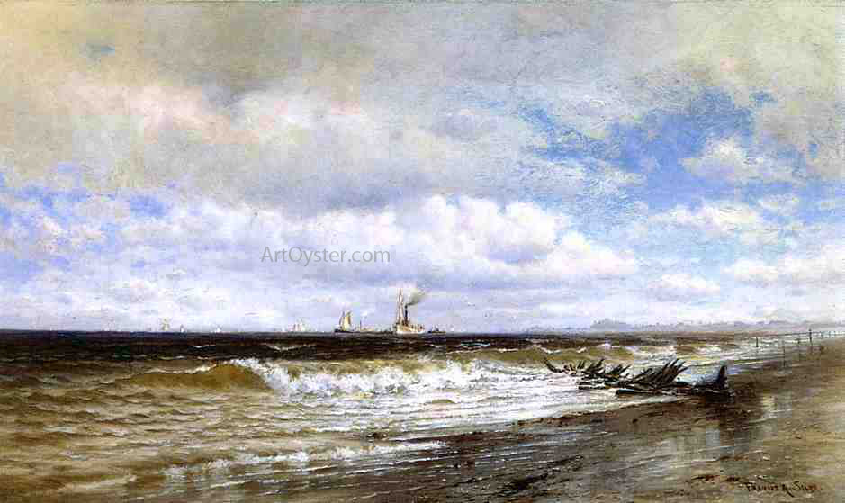 Francis A Silva Far Rockaway Beach - Canvas Print
