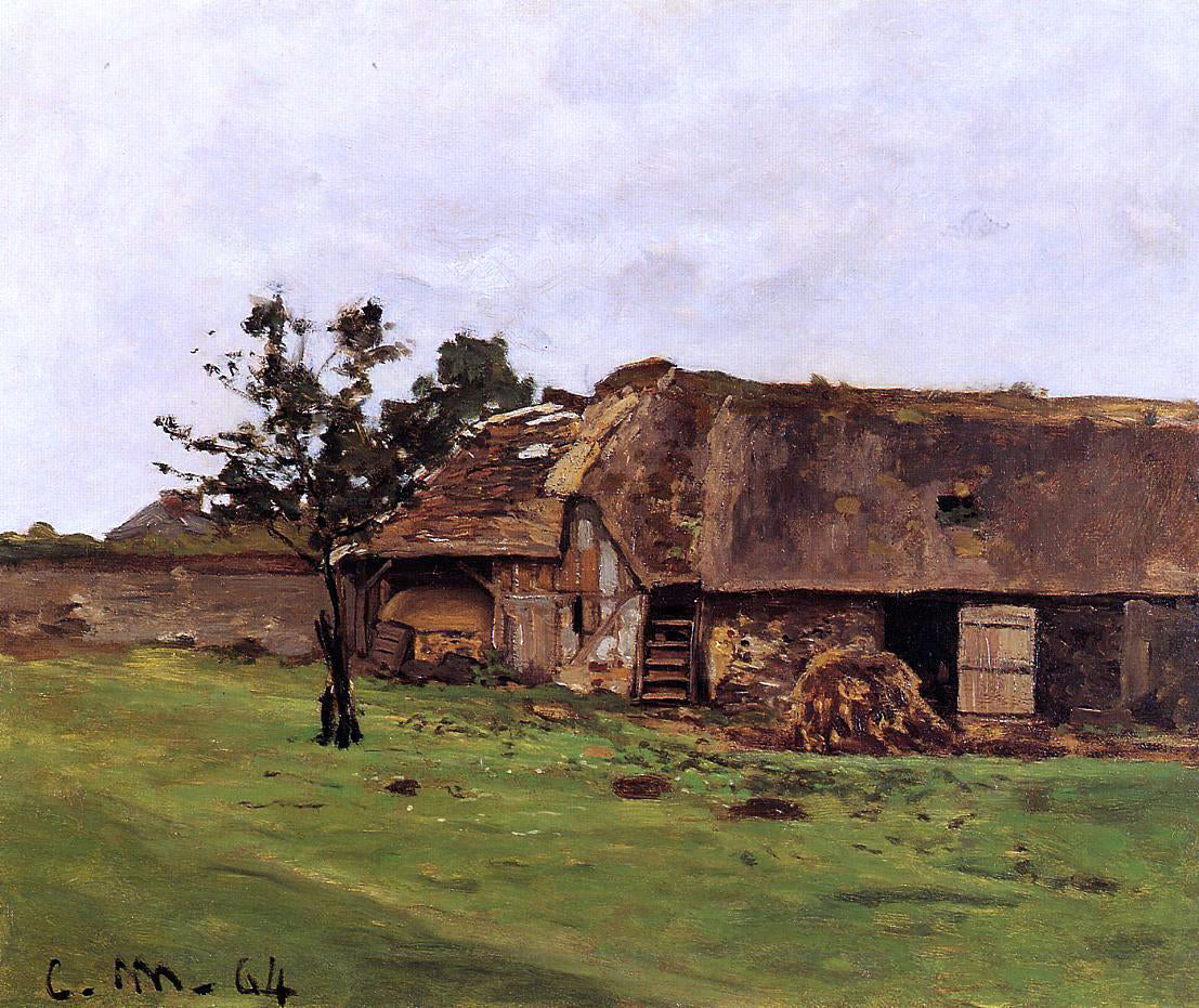 Claude Oscar Monet Farm near Honfleur - Canvas Print