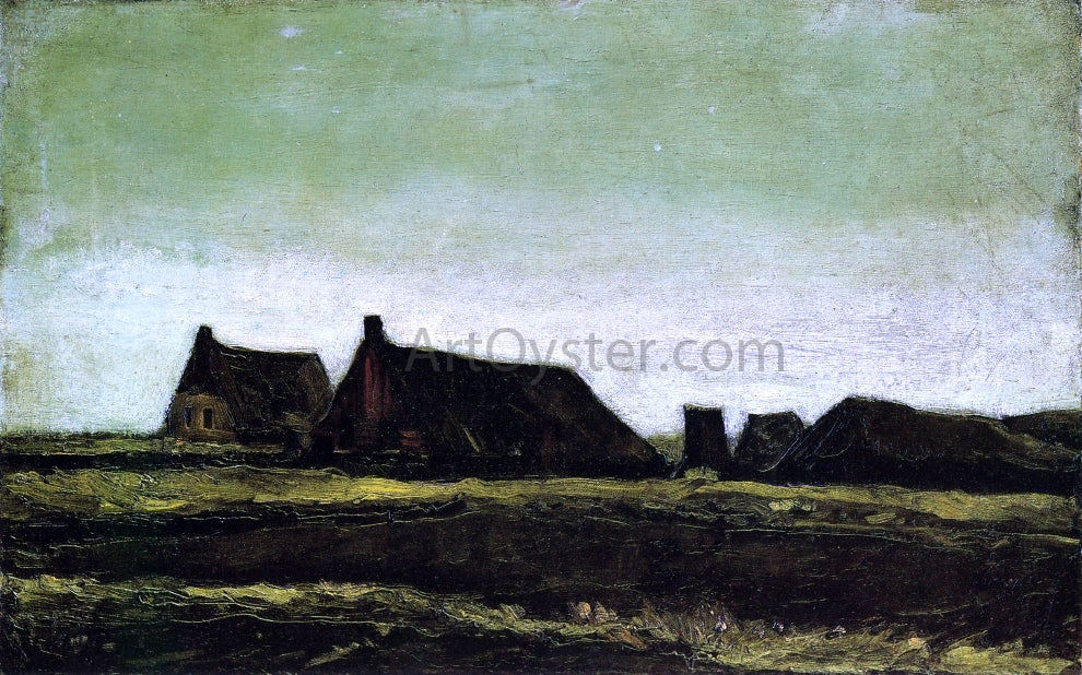 Vincent Van Gogh The Farms - Canvas Print