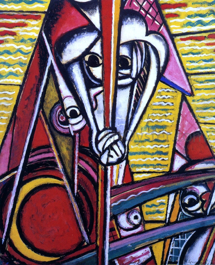 H Lyman Sayen Fauve Acrobats - Canvas Print