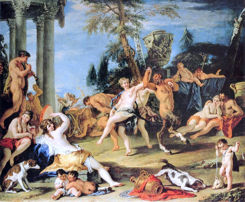 Sebastiano Ricci Feast in Honour of Pan - Canvas Print