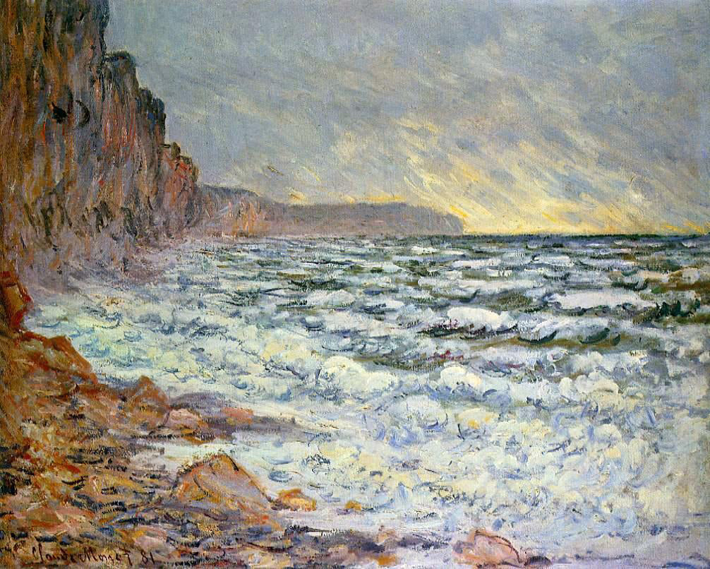 Claude Oscar Monet Fecamp, by the Sea - Canvas Print