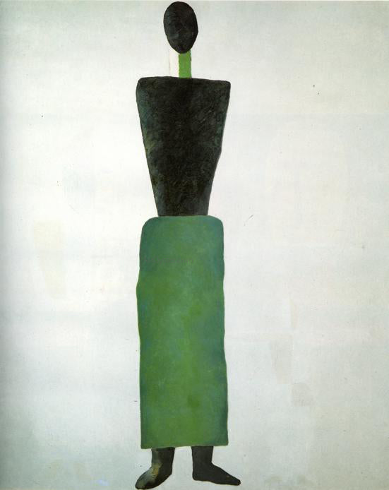 Kazimir Malevich Female Figure - Canvas Print