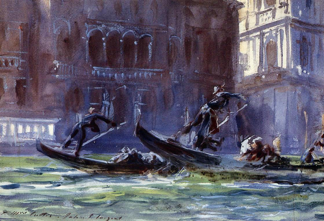 John Singer Sargent Festa della Regatta - Canvas Print