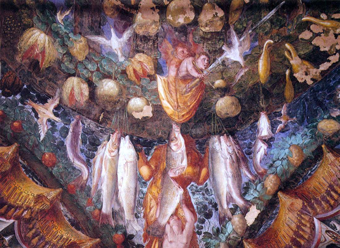 Cristofano Gherardi Festoon Decoration (detail) - Canvas Print