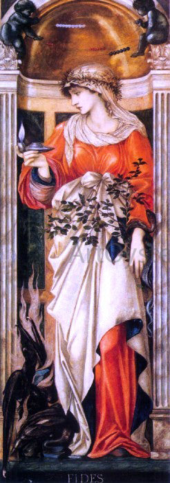 Sir Edward Burne-Jones Fides - Canvas Print