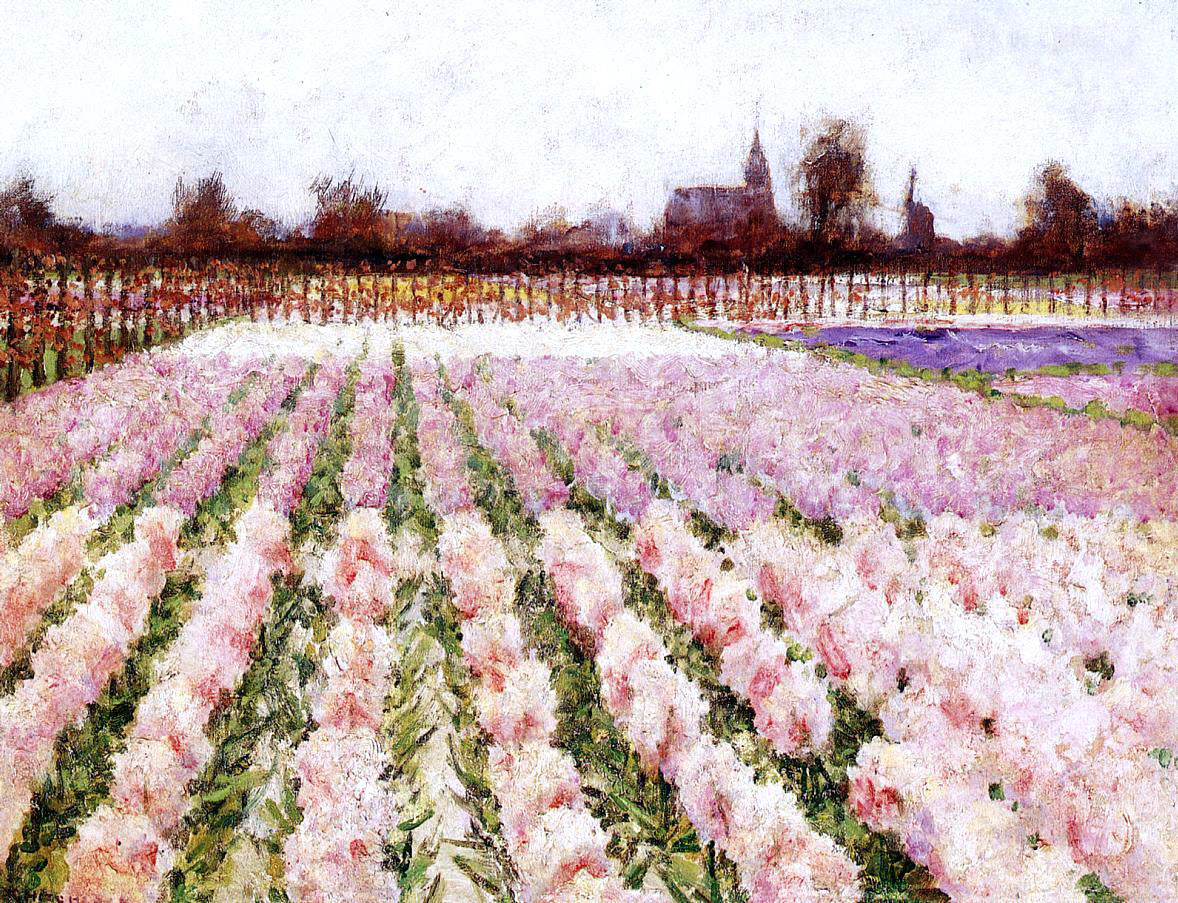 George Hitchcock Field of Flowers - Canvas Print