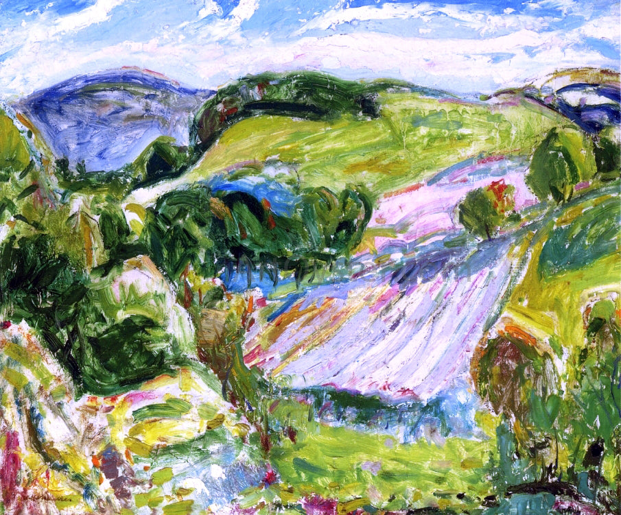 Alfred Henry Maurer Fields - Canvas Print