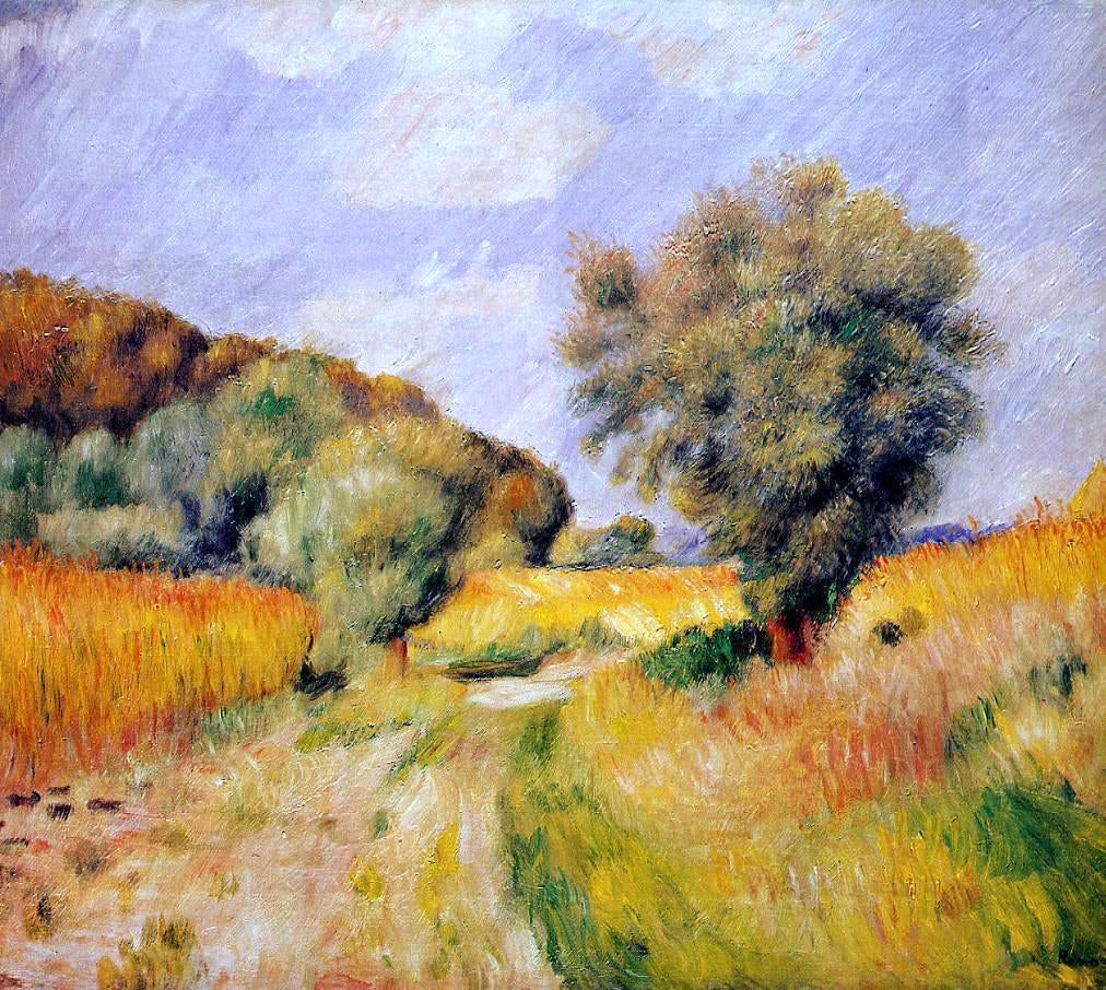 Pierre Auguste Renoir Fields of Wheat - Canvas Print