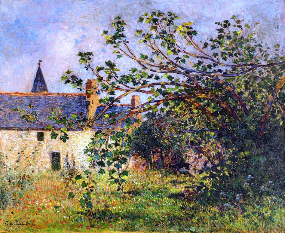 Ferdinand Du Puigaudeau Fig Tree at Kervaudu - Canvas Print