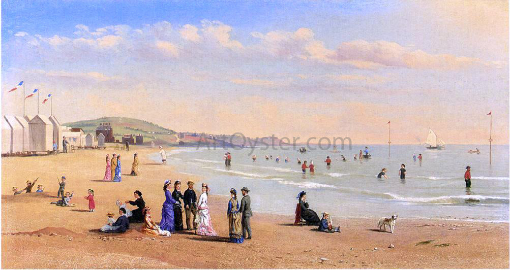 Conrad Wise Chapman Figures on a Beach - Canvas Print