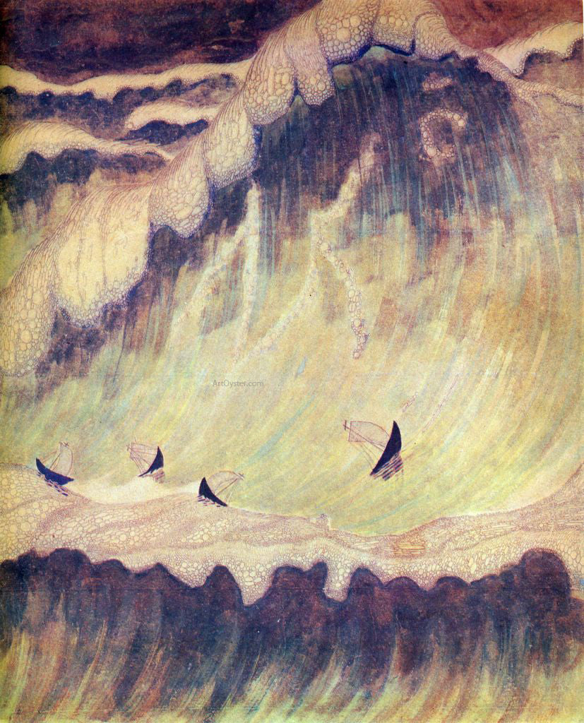 Mikalojus Ciurlionis Finale Sonata of the Sea - Canvas Print