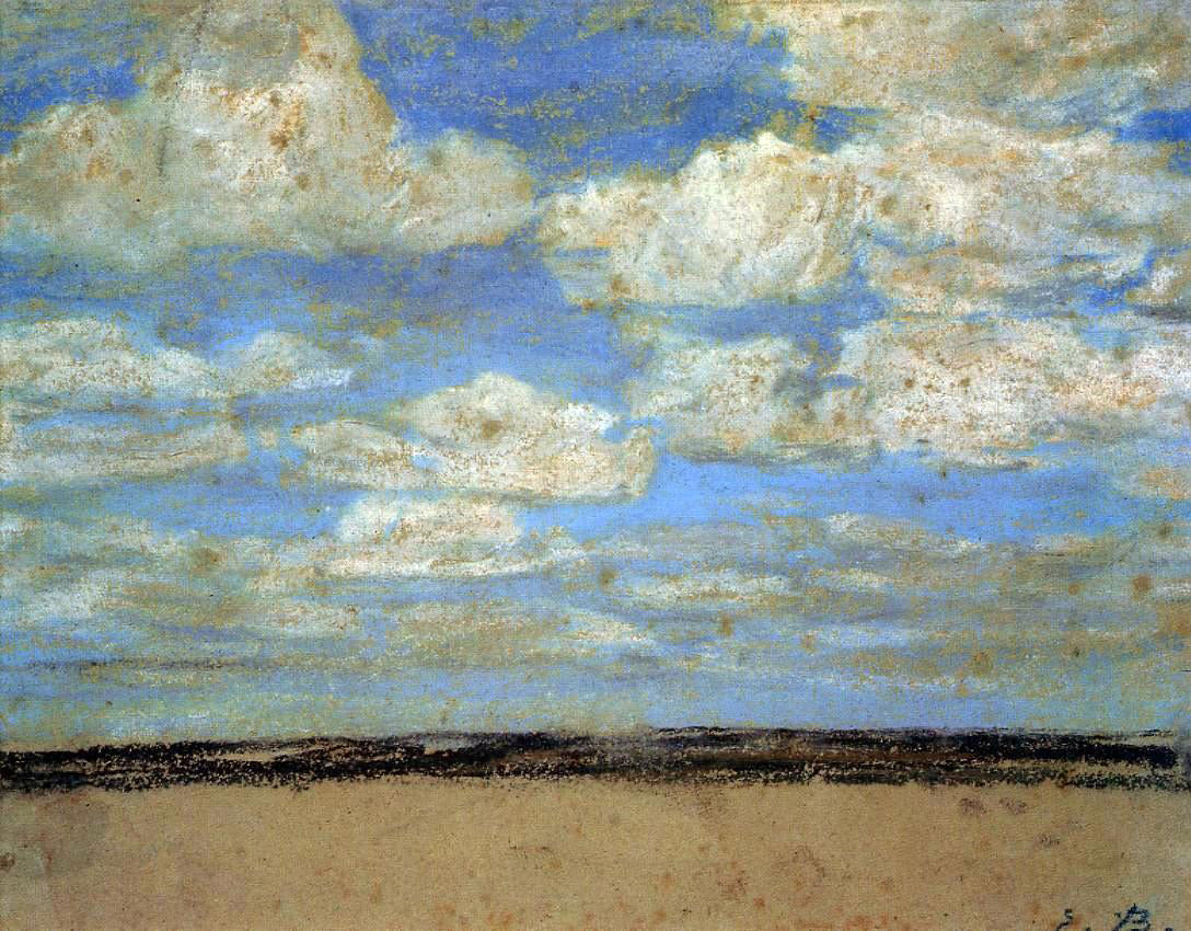 Eugene-Louis Boudin Fine Weather on the Estuary - Canvas Print