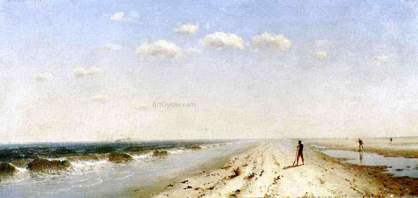 Sanford Robinson Gifford Fire Island Beach - Canvas Print