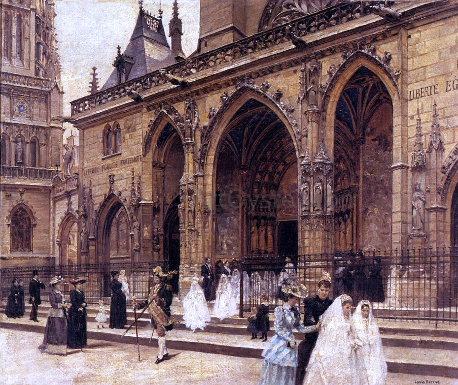 Louis Beroud First Communion - Canvas Print
