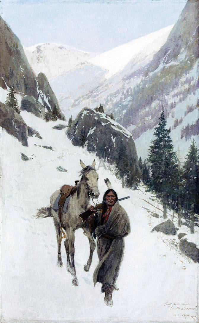 Henry F Farney First Skech for - Canvas Print