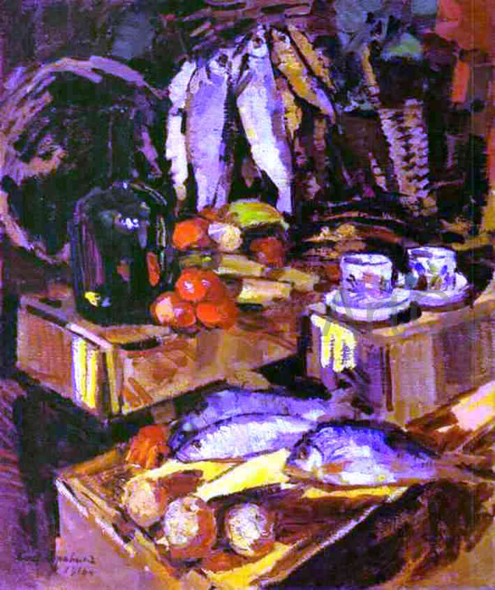 Constantin Alexeevich Korovin Fish - Canvas Print